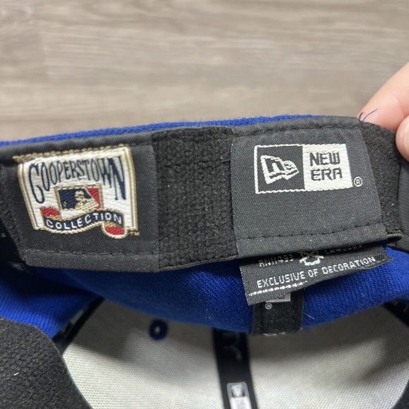 New Era 39thirty Chicago Cubs Alt Logo Blue Hat Cap Flexfit MLB Authentics M/L - Picture 9 of 12